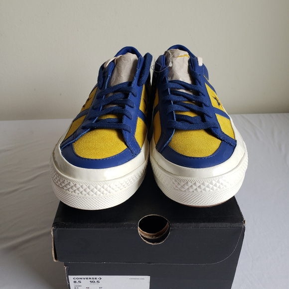 Converse one star academy ox. Lemon/midnight lake. Size M8.5W10.5 - Picture 2 of 7